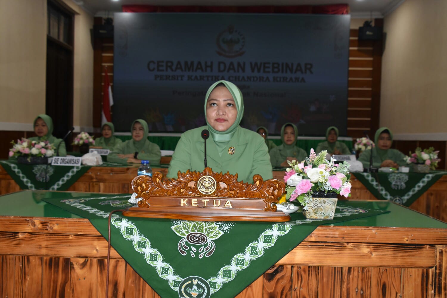 Hari Anak Nasional Tahun 2022, Persit KCK Rem 073 PD IV/Diponegoro Ikuti Webinar